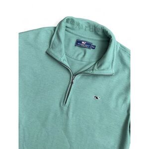 Vineyard Vines by Shep & Ian Green Pullover Half Zip Sweater Size‎ XL